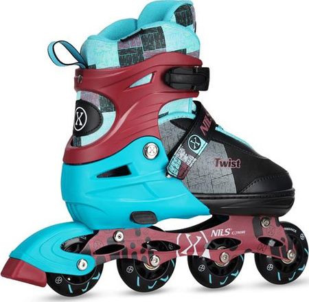 Łyżworolki rolki regulowane Nils Extreme Twist NA13810 rozmiar S (31-34) 