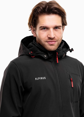 Kurtka męska Softshell Alpinus Stenshuvud czarna BR43371