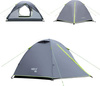 Namiot kempingowy turystyczny explorer Nils camp NC6004 3 osobowy szary 270x150x110cm