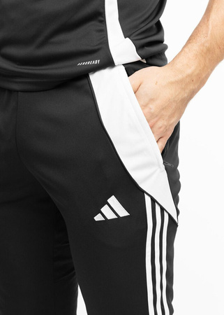 Spodnie męskie adidas Tiro 24 3/4 czarne IJ7671