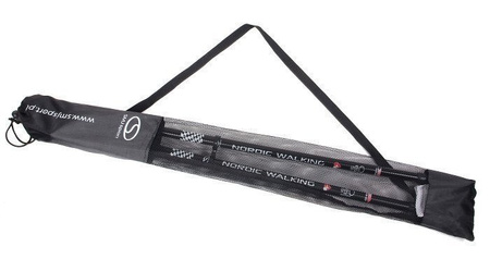Kije kijki Nordic Walking regulowane Long Life SMJ sport czarne