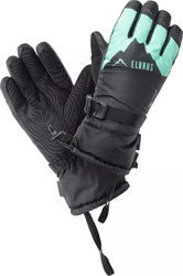 Damskie rękawice Elbrus Maiko Wo's czarno-turkusowe rozmiar L/XL