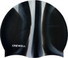 Czepek pływacki silikonowy Crowell Multi Flame czarno-szary kol.11
